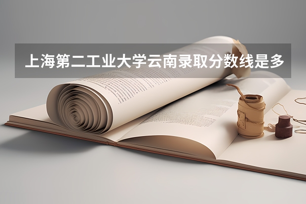 上海第二工业大学云南录取分数线是多少 上海第二工业大学云南招多少人
