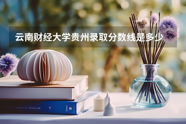 云南财经大学贵州录取分数线是多少 云南财经大学贵州招多少人