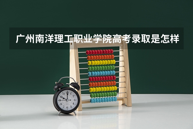 广州南洋理工职业学院高考录取是怎样的流程