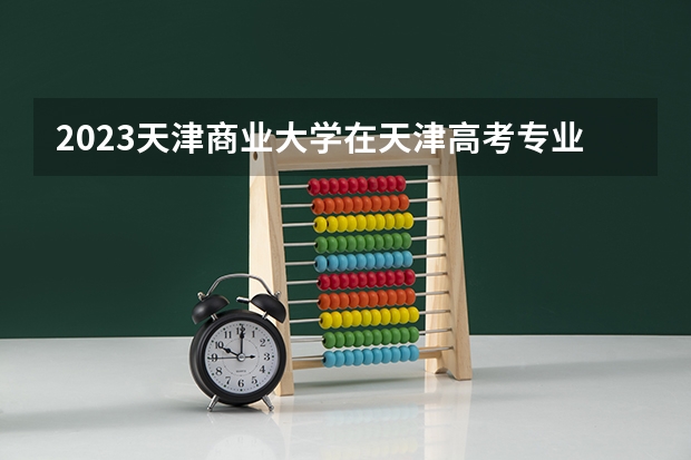 2023天津商业大学在天津高考专业招生计划人数数量是多少