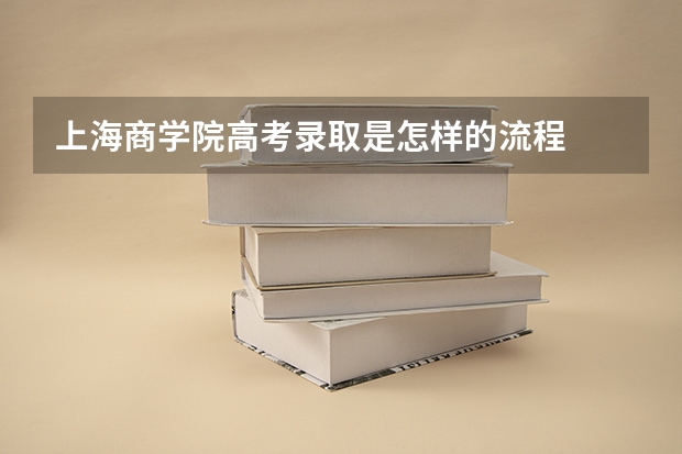 上海商学院高考录取是怎样的流程