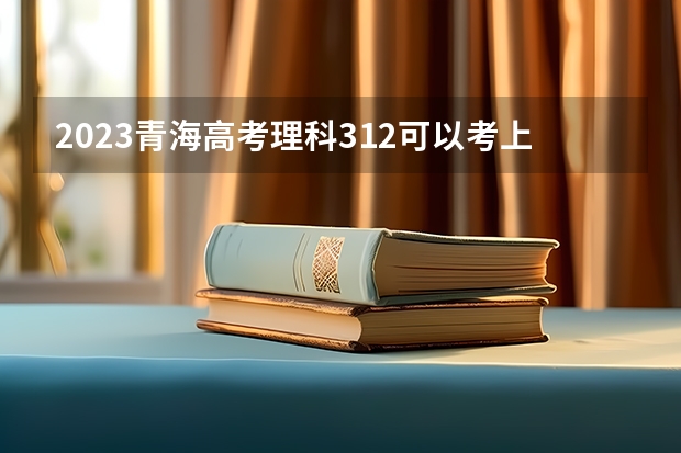 2023青海高考理科312可以考上什么大学