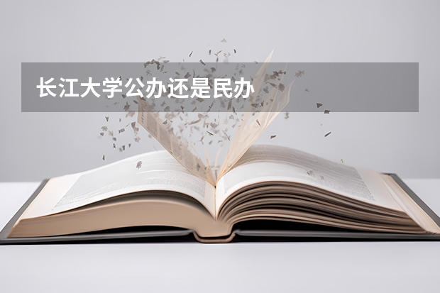 长江大学公办还是民办