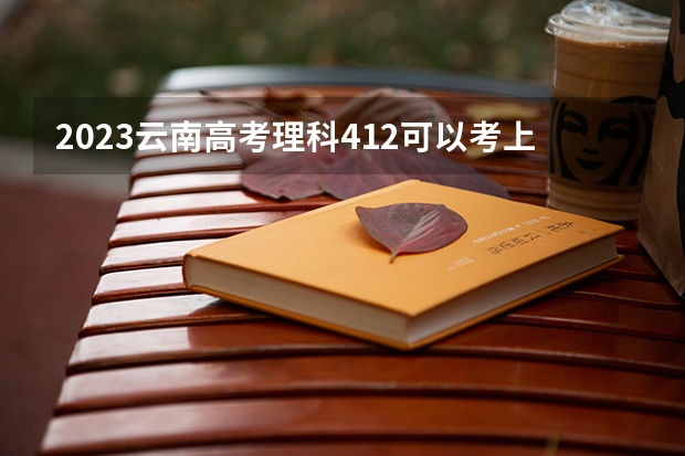 2023云南高考理科412可以考上什么大学