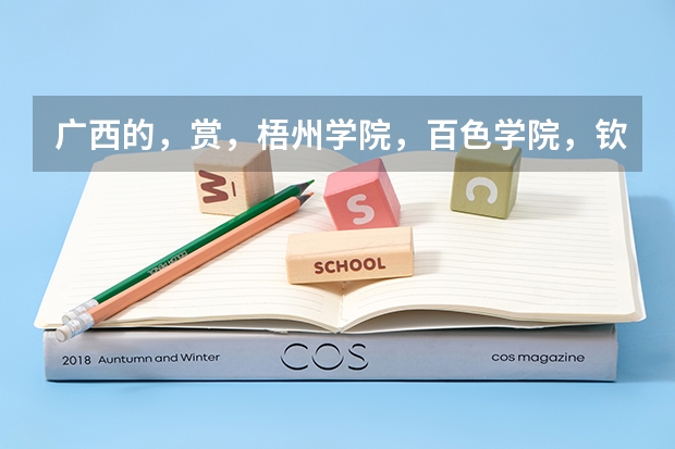 广西的,赏,梧州学院,百色学院,钦州学院,贺州学院,玉林师范学院,那个好?(玉林师范学院是二本还是一本?)