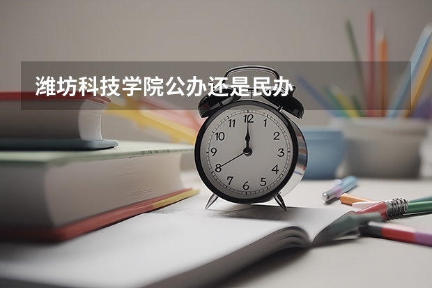 潍坊科技学院公办还是民办