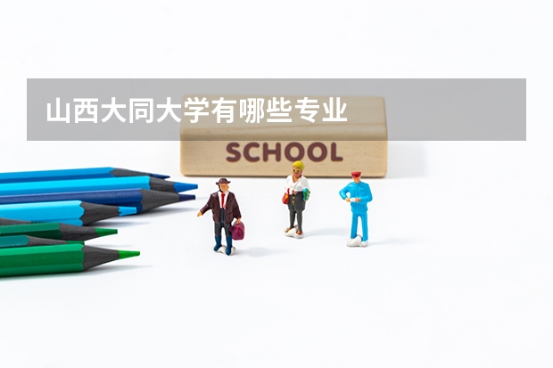 山西大同大学有哪些专业