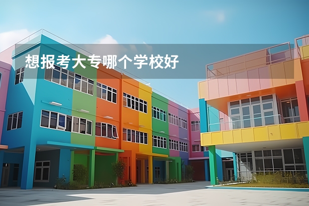 想报考大专哪个学校好