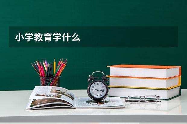 小学教育学什么
