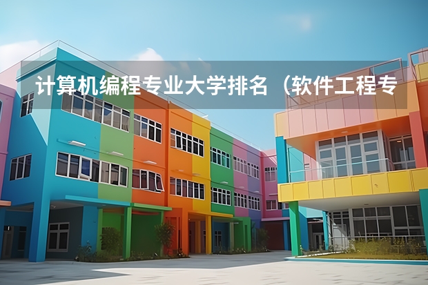 计算机编程专业大学排名（软件工程专业排名前十的大学）