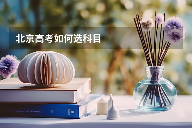北京高考如何选科目