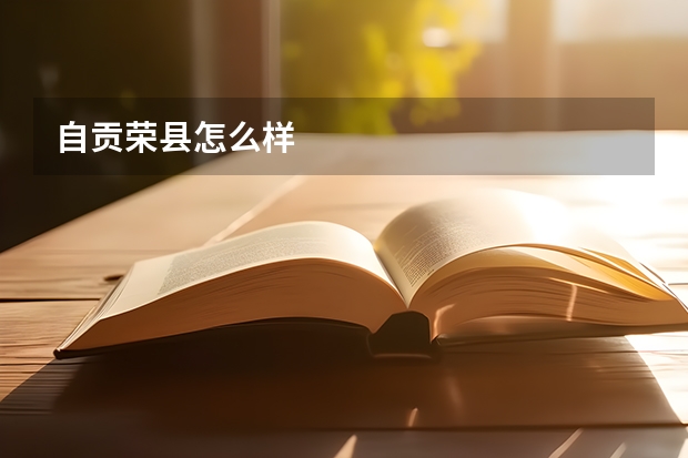 自贡荣县怎么样