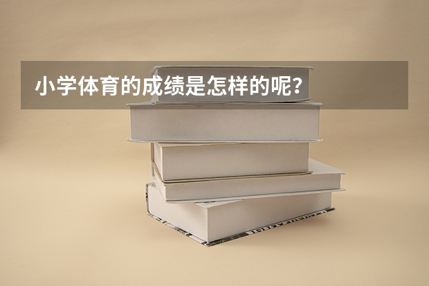 小学体育的成绩是怎样的呢?
