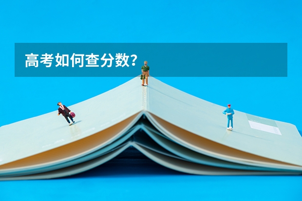 高考如何查分数？