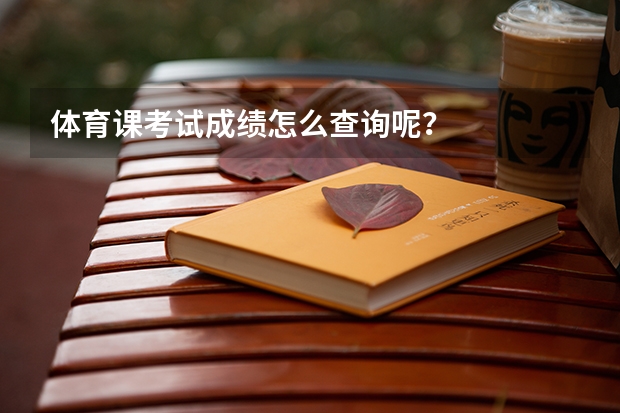 体育课考试成绩怎么查询呢？
