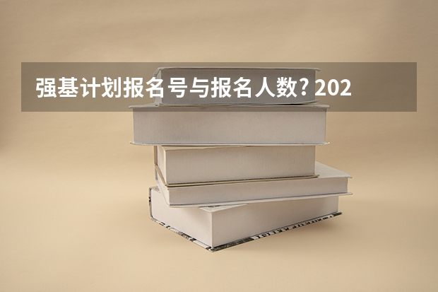强基计划报名号与报名人数? 2023年强基报名人数