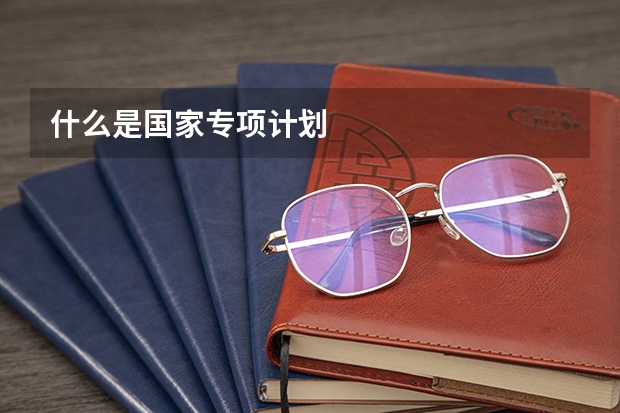 什么是国家专项计划