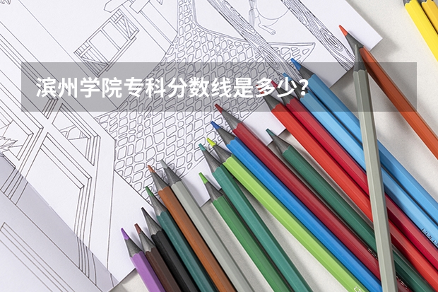 滨州学院专科分数线是多少？