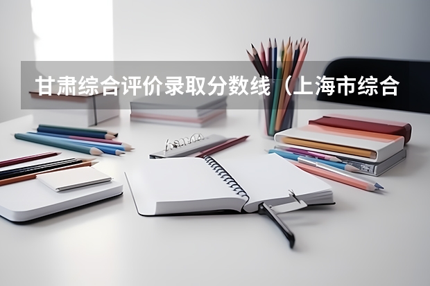 甘肃综合评价录取分数线(上海市综合评价分数线)