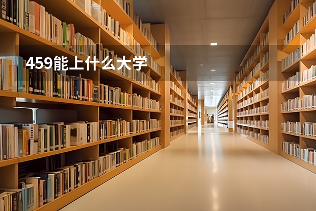 459能上什么大学