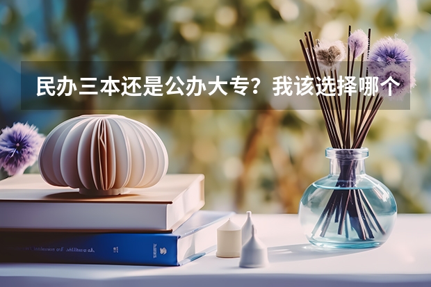 民办三本还是公办大专?我该选择哪个。