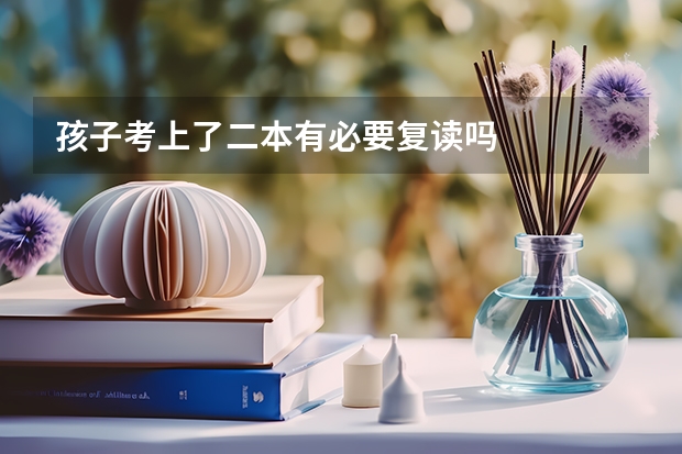 孩子考上了二本有必要复读吗