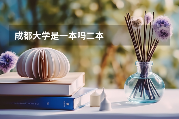 成都大学是一本吗二本