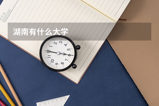 湖南有什么大学