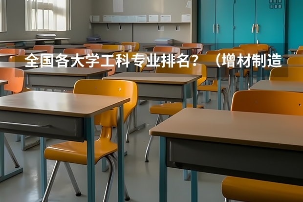 全国各大学工科专业排名?(增材制造专业大学排名)