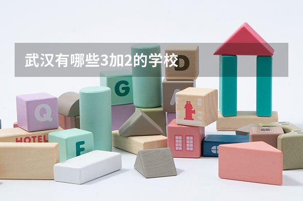 武汉有哪些3加2的学校