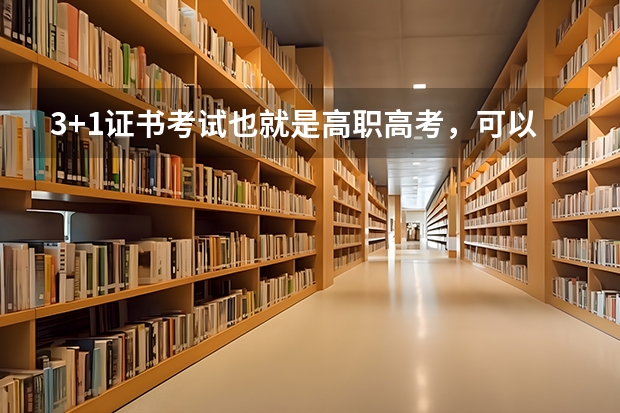 3+1证书考试也就是高职高考,可以报的学校,校风比较好的,3a的,能报考的学校有哪些要公办的!!!