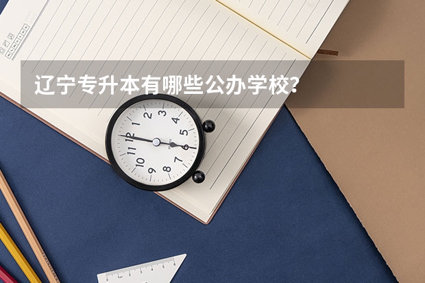 辽宁专升本有哪些公办学校?