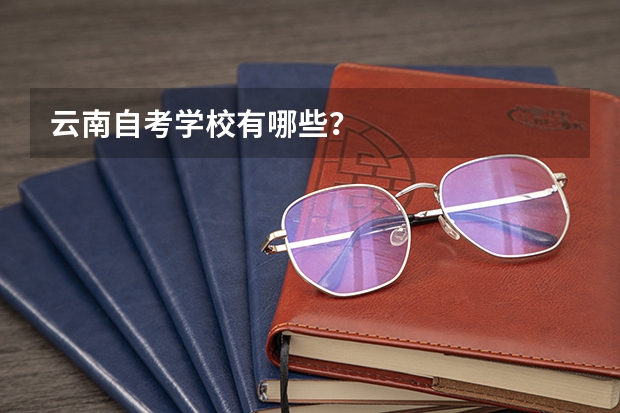 云南自考学校有哪些？