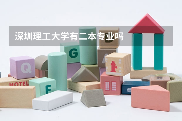 深圳理工大学有二本专业吗