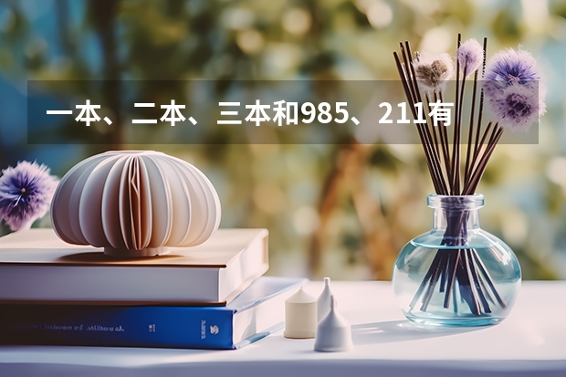 一本、二本、三本和985、211有啥区别（211重点大学改为民办高校）