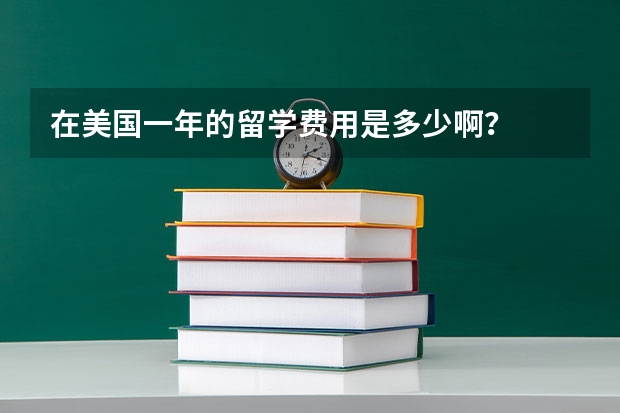 在美国一年的留学费用是多少啊？