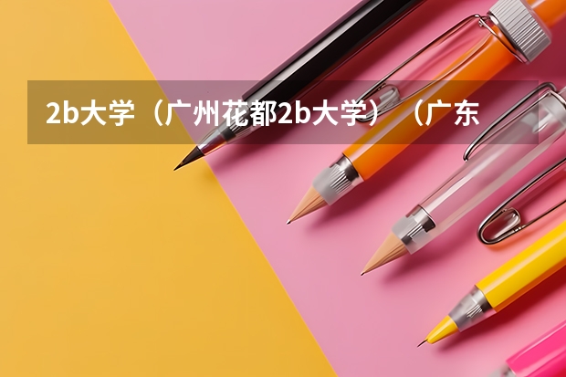 2b大学(广州花都2b大学)(广东美术本科大学排名)
