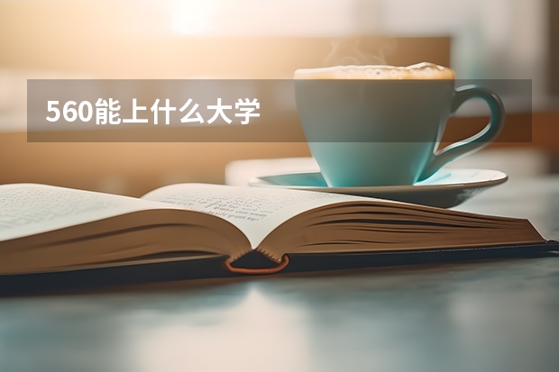 560能上什么大学