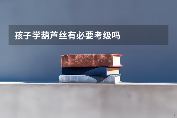 孩子学葫芦丝有必要考级吗