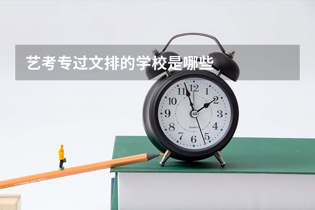 艺考专过文排的学校是哪些