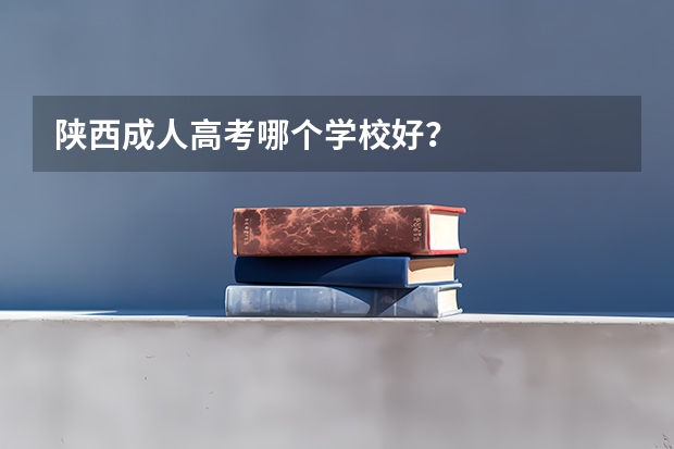陕西成人高考哪个学校好？