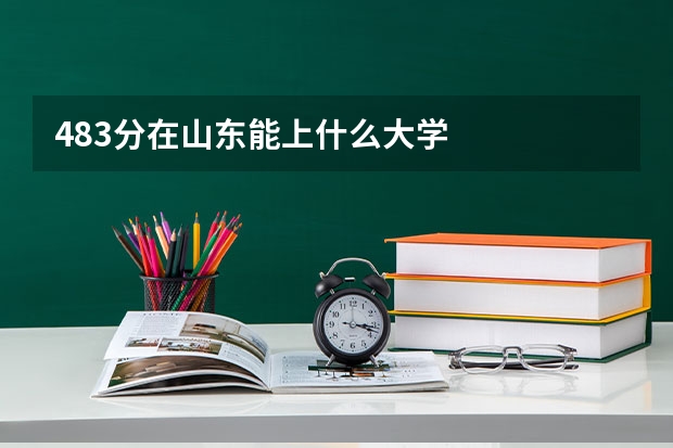483分在山东能上什么大学