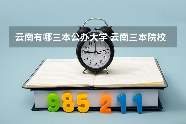 云南有哪三本公办大学 云南三本院校排名