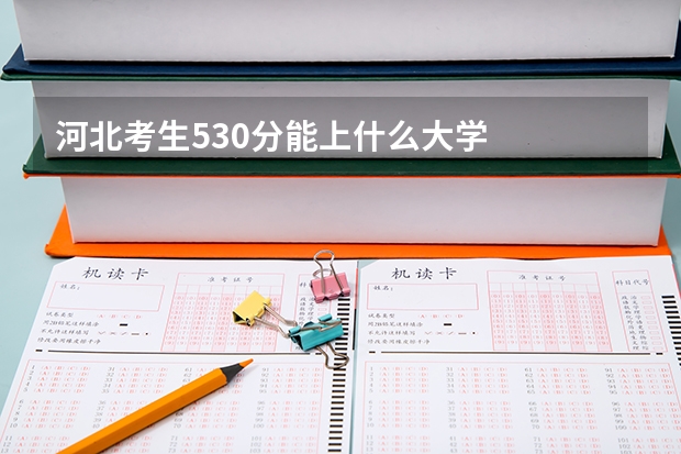 河北考生530分能上什么大学