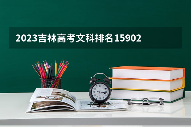 2023吉林高考文科排名15902的考生报什么大学 大学往年录取分数线