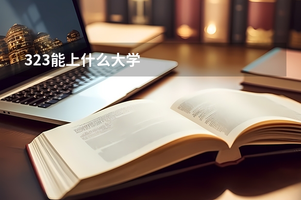 323能上什么大学