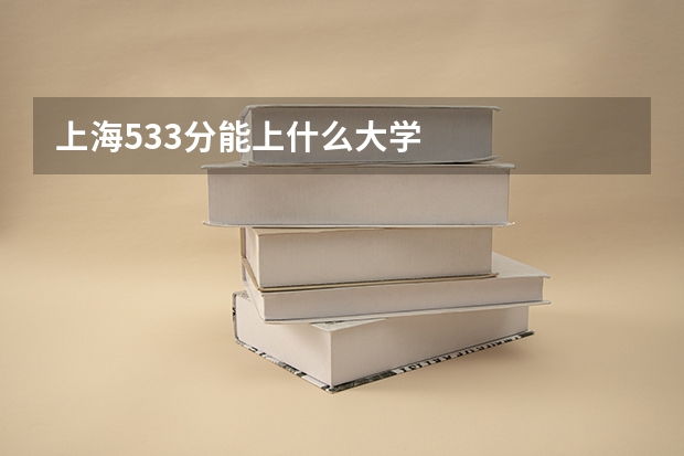 上海533分能上什么大学