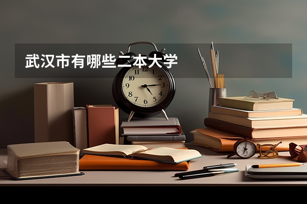 武汉市有哪些二本大学