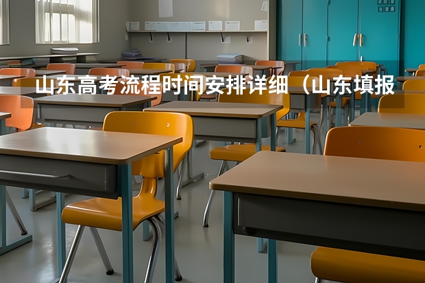 山东高考流程时间安排详细（山东填报高考志愿的方法与步骤）