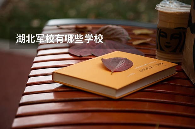 湖北军校有哪些学校